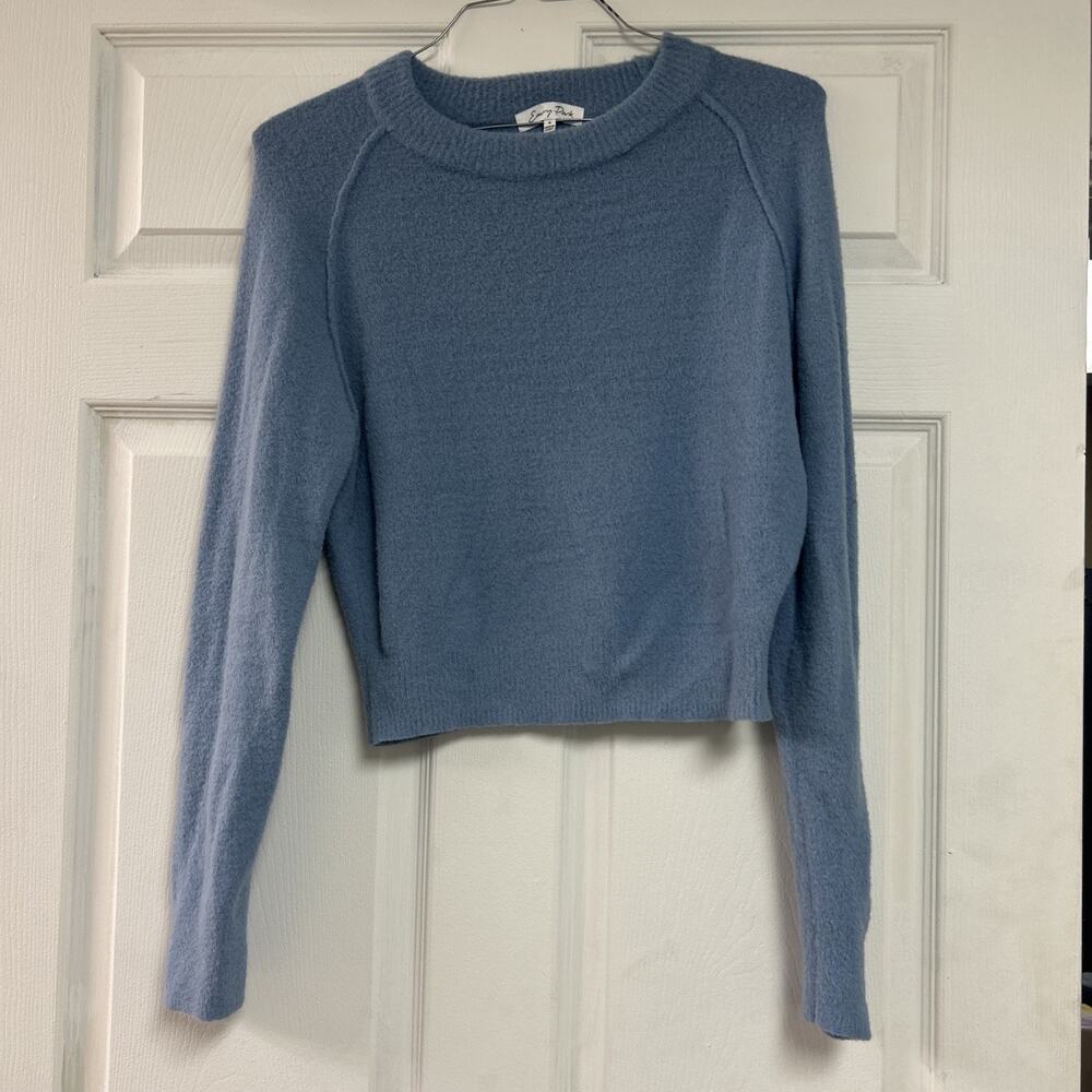 Emory Park Sweater Womens Small Long Sleeve Blue Very Soft
